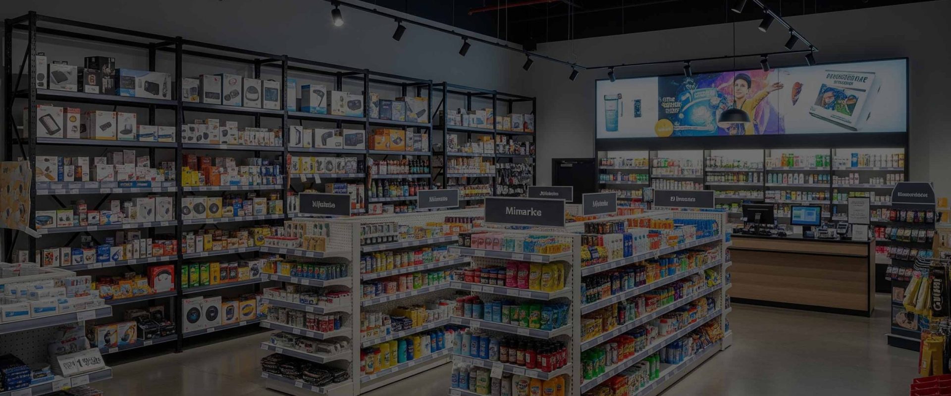 ZAYA ABADI - Distributor Rak yang menjual berbagai jenis rak, seperti rak besi siku, rak gondola minimarket, meja kasir, dan backwall